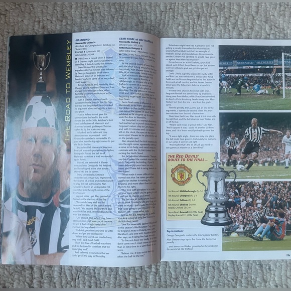 NewCastle United - Black & White Official Magazine - Picture 3 of 8